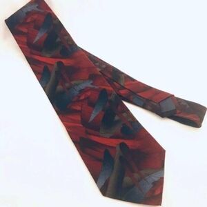 #1582 VTG J GARCIA PINE AND ROCK COLLECTION NECKTIE 58 IN X 4 IN